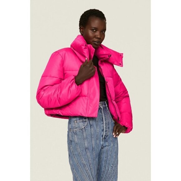 Unreal Fur Phaedra Jacket Pink Womens Size XL - Picture 15 of 16